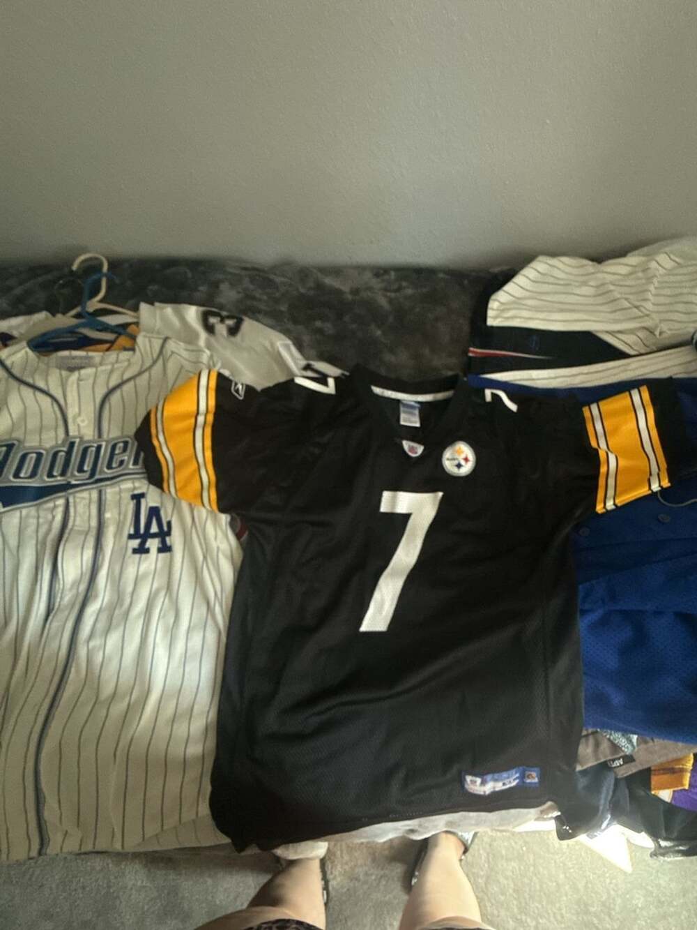Reebok Pittsburgh Steelers Ben Roethlisberger Jersey Size XL (18-20)